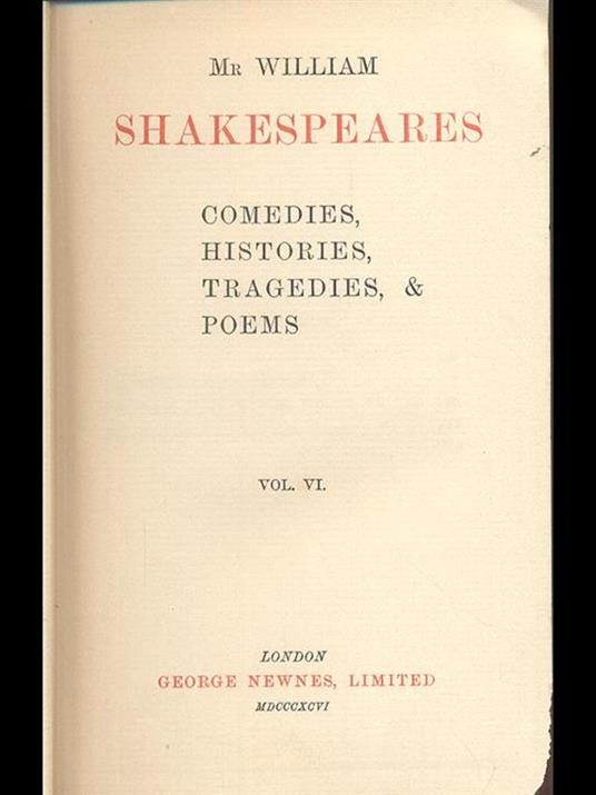 Shakespeares Vol. VI - William Shakespeare - 2