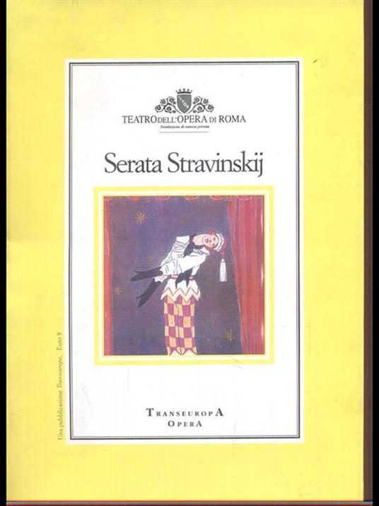 Serata Stravinskij - Silvia Camerini - copertina