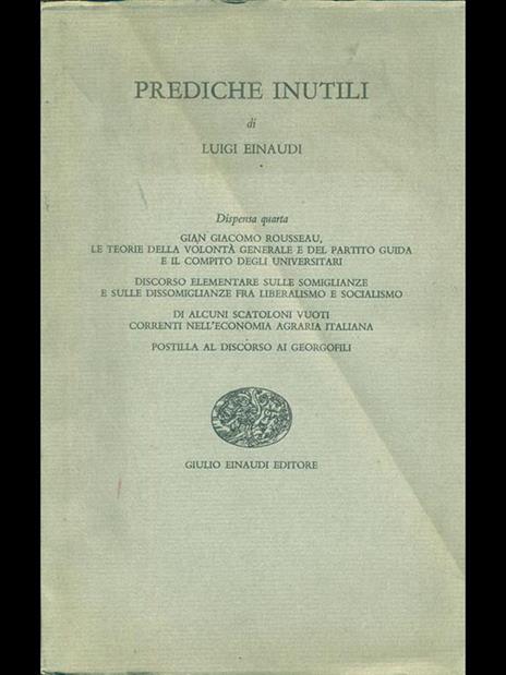 Prediche inutili. Dispensa quarta - Luigi Einaudi - 4