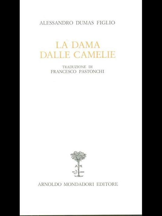 La Dama dalle camelie - Alexandre (figlio) Dumas - copertina