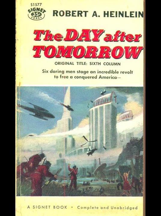 The day after tomorrow - Robert A. Heinlein - copertina