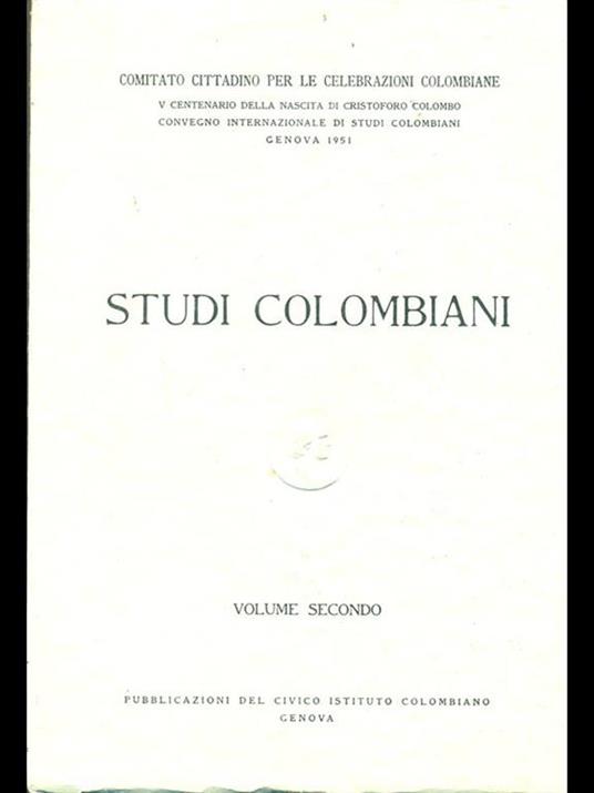 Studi colombiani vol 2 - 4