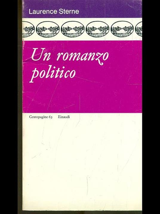 Un romanzo politico - Laurence Sterne - copertina