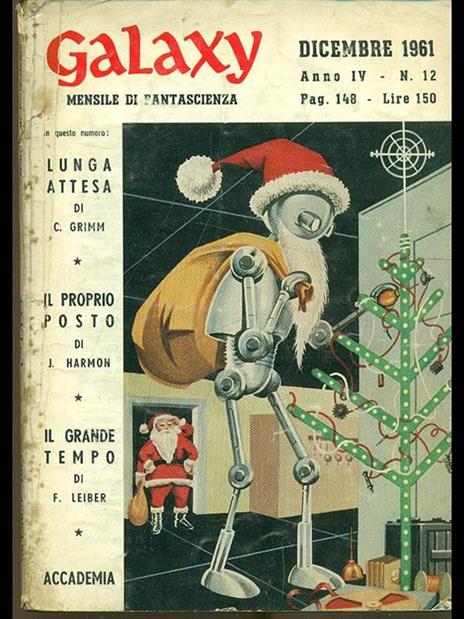 Galaxy n.12/dicembre 43081 1961 - copertina