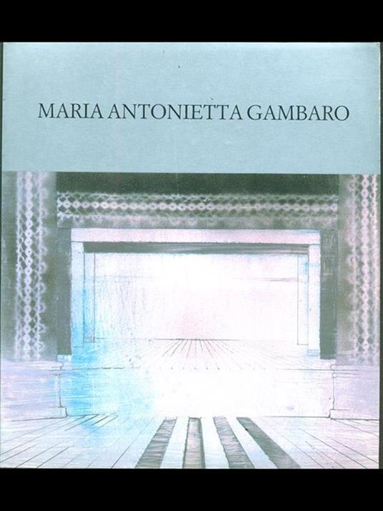 Maria Antonietta Gambaro - copertina
