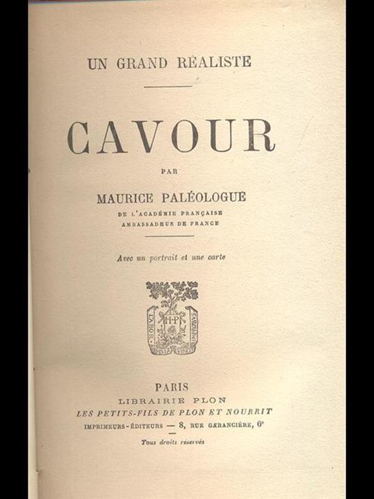 Cavour - Maurice Paléologue - 10