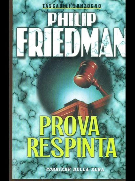 Prova respinta - Philip Friedman - copertina