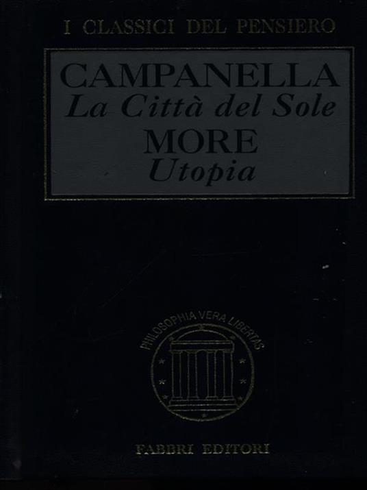 La città del sole-Civitas solis - Tommaso Campanella - 2