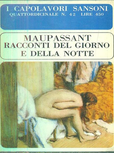 Racconti del giorno e della notte - Guy de Maupassant - copertina