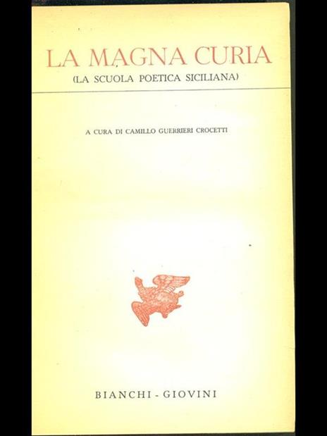 La Magna Curia - Camillo Guerrieri Crocetti - copertina