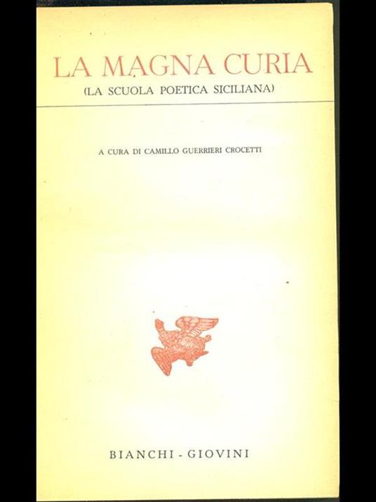 La Magna Curia - Camillo Guerrieri Crocetti - copertina