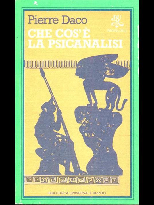 Che cos'é la psicanalisi - Pierre Daco - copertina