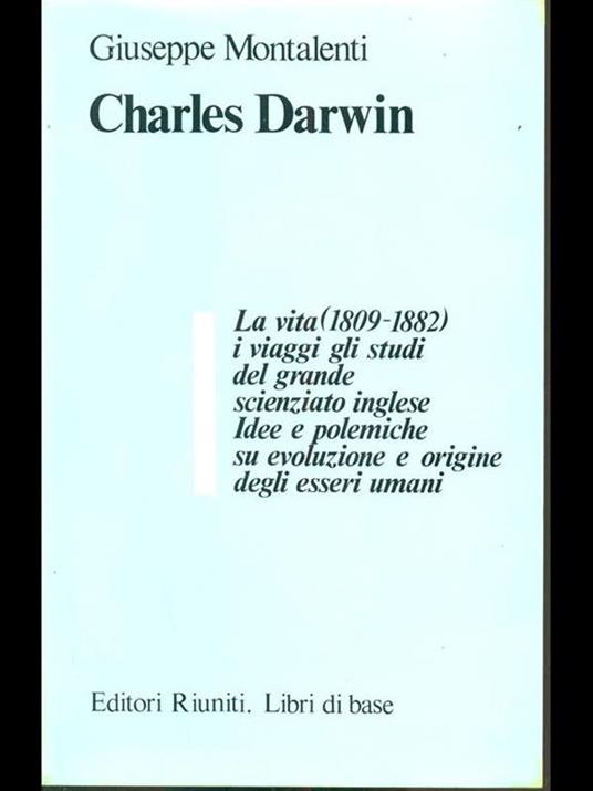Charles Darwin - Giuseppe Montalenti - 2