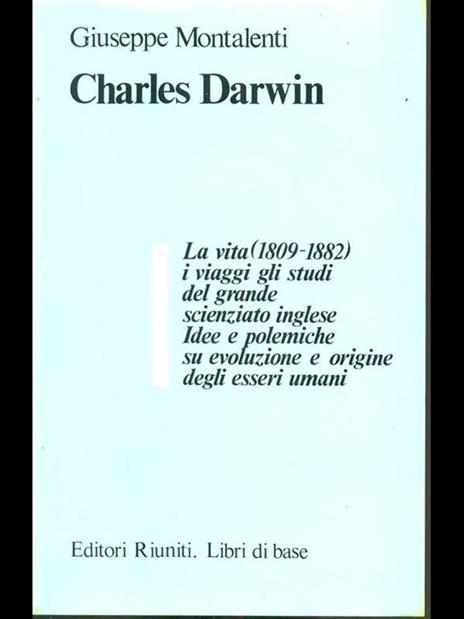 Charles Darwin - Giuseppe Montalenti - 9