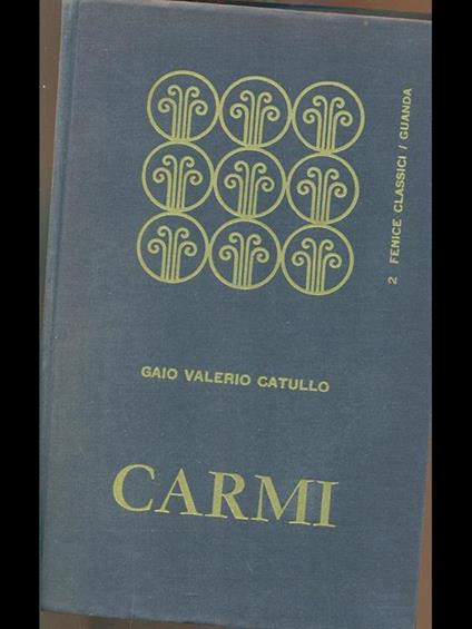 Carmi - G. Valerio Catullo - copertina