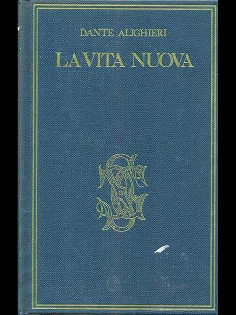 La Vita Nuova - Dante Alighieri - copertina