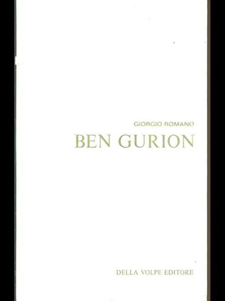 Ben Gurion - Giorgio Romano - 7