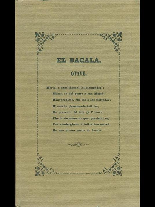 El bacalà Otave - copertina