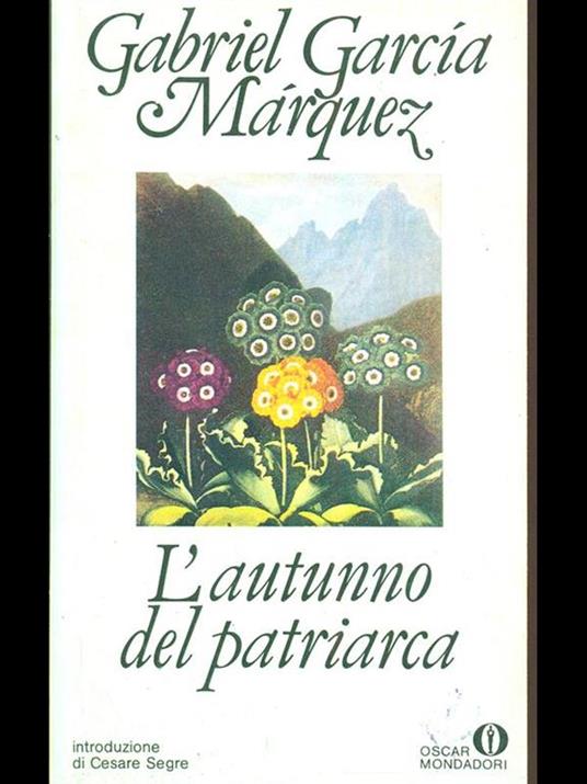 L' autunno del patriarca - Gabriel García Márquez - copertina