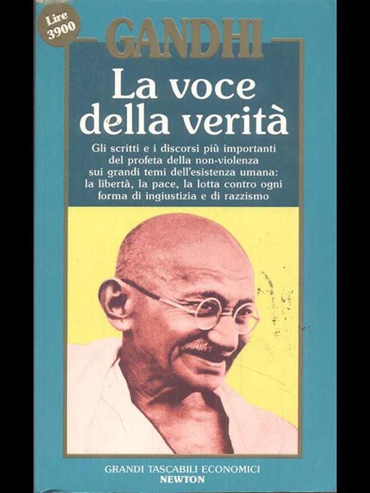 La voce della verità - Mohandas Karamchand Gandhi - copertina