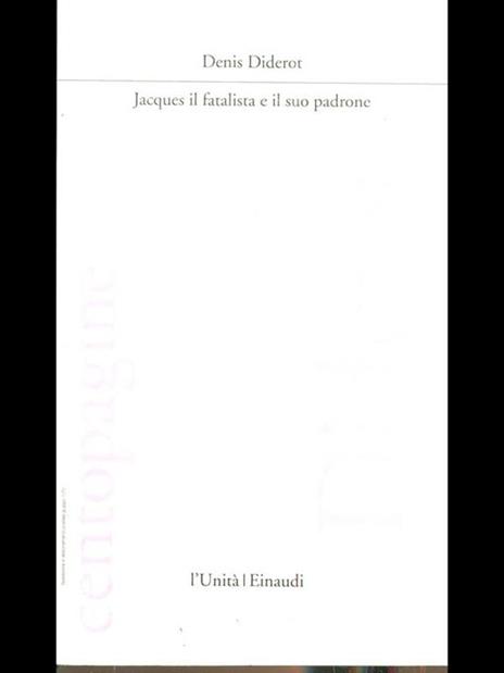 Jacques il fatalista e il suopadrone - Denis Diderot - 3
