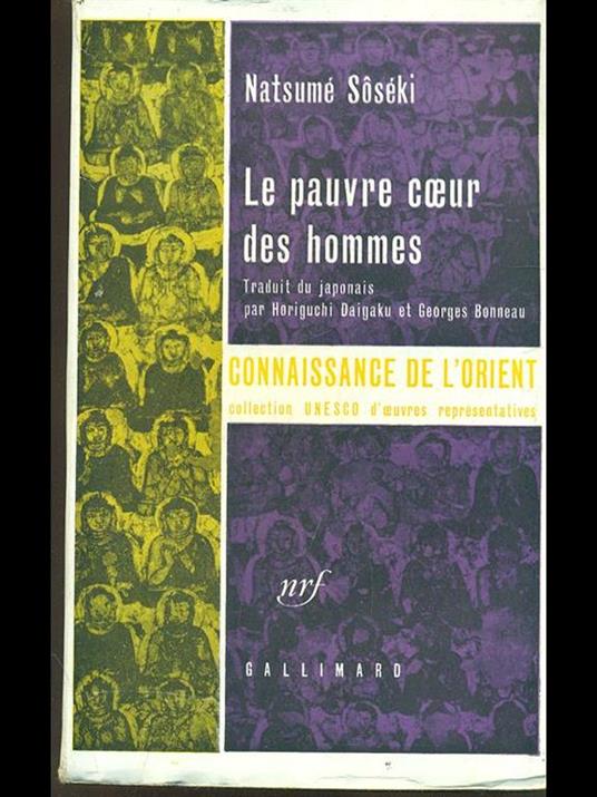 Le pauvre coeur des hommes - Natsume Soseki - copertina