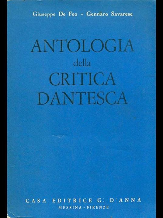 Antologia della critica dantesca - 3