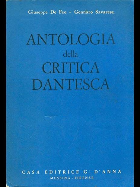 Antologia della critica dantesca - 2