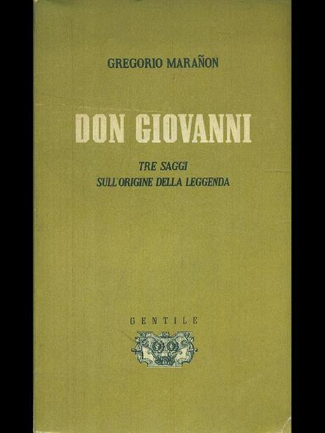 Don giovanni - Gregorio Maranon - 2