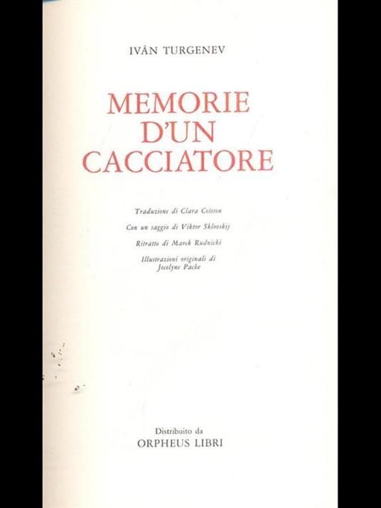 Memorie d'un cacciatore - Ivan Turgenev - 9