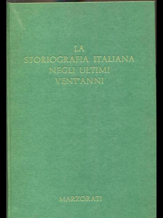 La storiografia italiana negli ultimi vent'anni II - 6