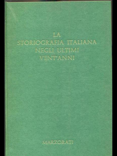 La storiografia italiana negli ultimi vent'anni II - 10