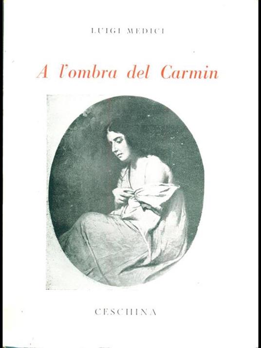 A l'ombra del Carmin - Luigi Medici - copertina