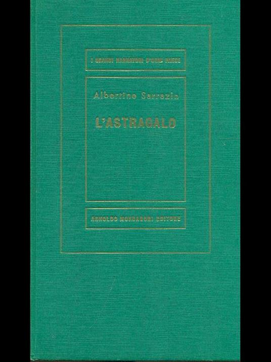 L' astragalo  - Albertine Sarrazin - copertina