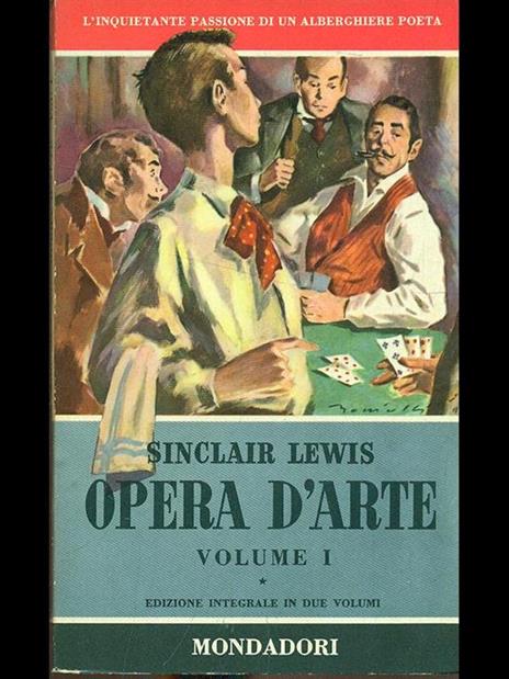 Opera d'arte 2 vv - Sinclair Lewis - copertina