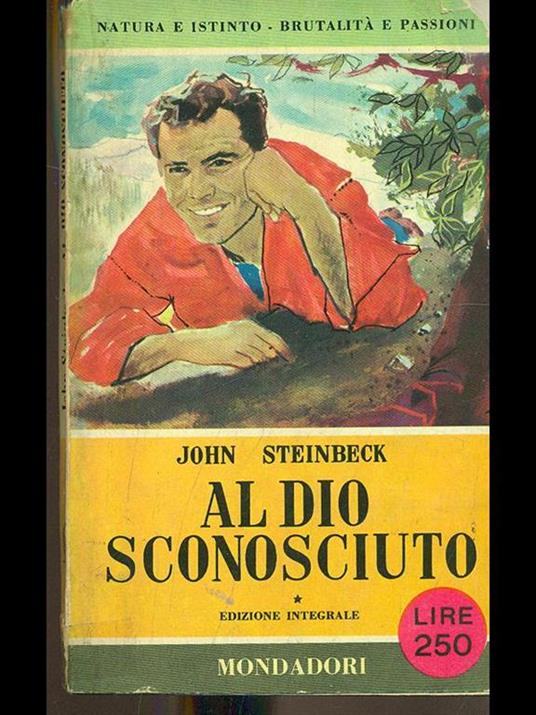 Al dio sconosciuto - John Steinbeck - copertina