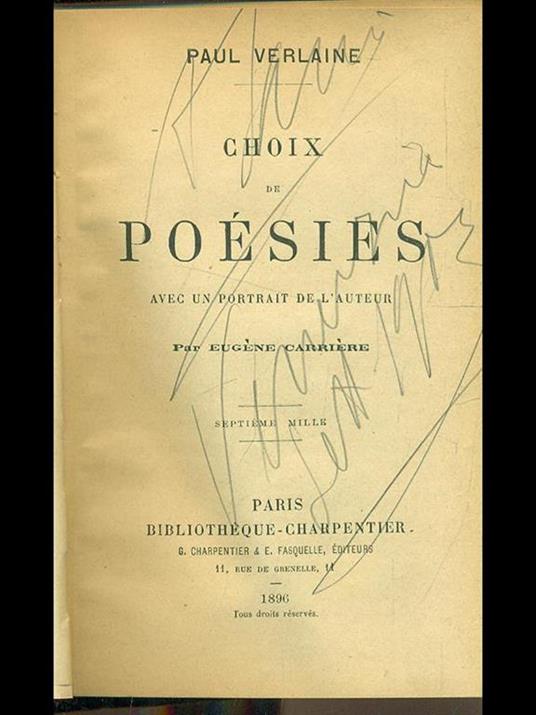 Choix de poesies - Paul Verlaine - 7