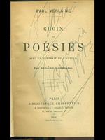 Choix de poesies