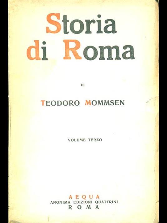 Storia di Roma 3 - Theodor Mommsen - 3