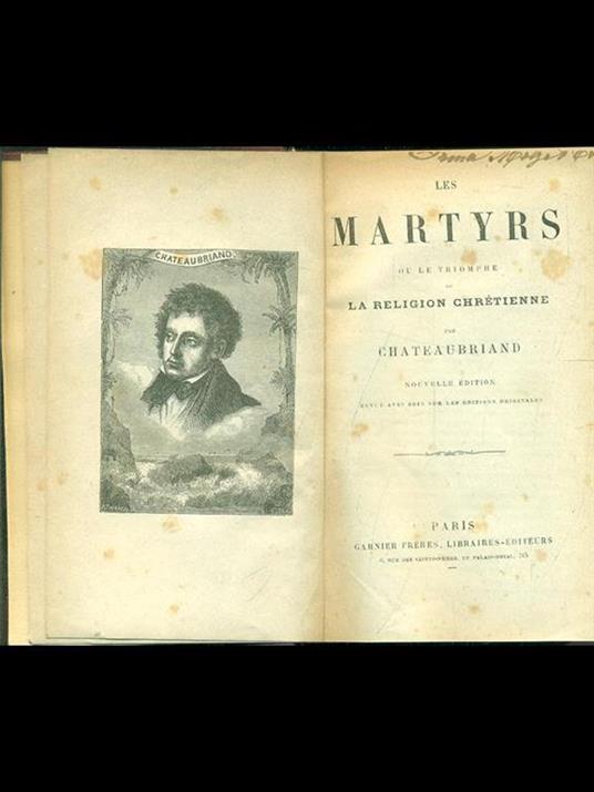 Les martyrs - François-René de Chateaubriand - 3