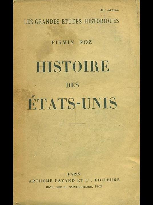 Histoire des etas-Units - 7