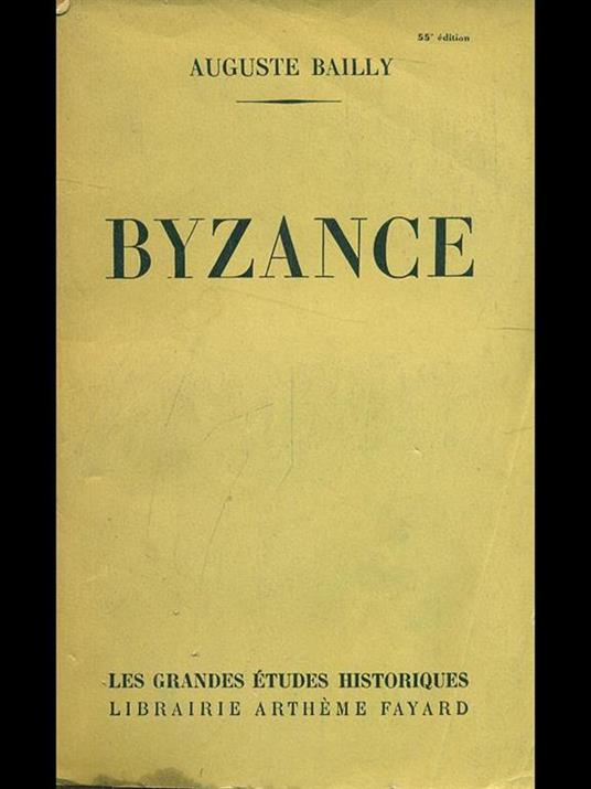 Bizance - Auguste Bailly - copertina