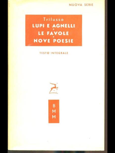 Lupi e agnelli. Le favole- Nove poesie - Trilussa - copertina