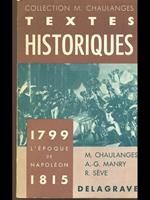 L' epoque de Napoleon 1799-1815