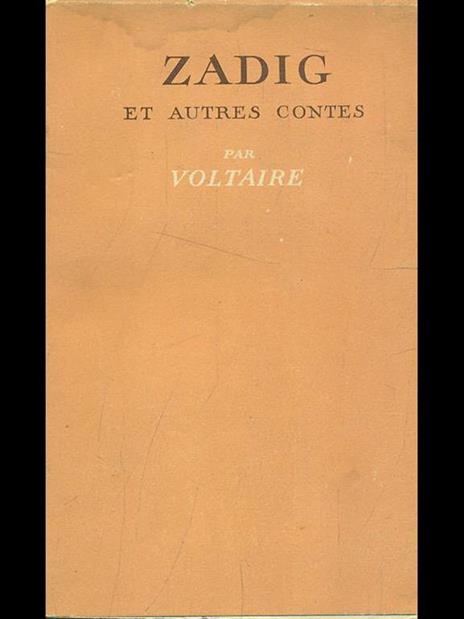 Zadig et autres contes - Voltaire - 2