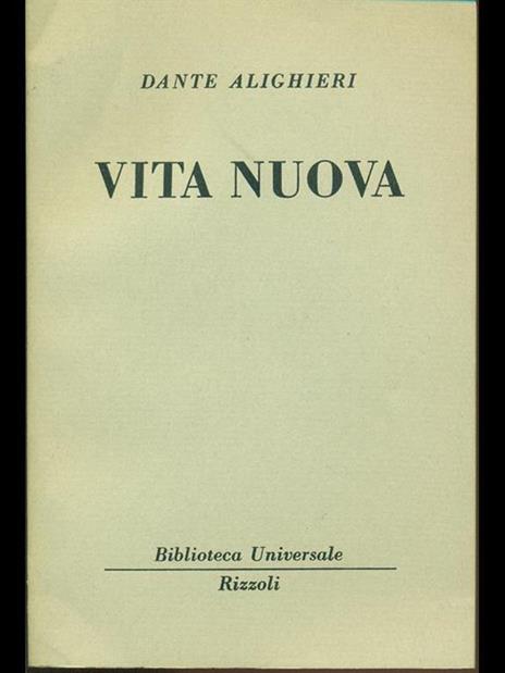 Vita nuova - Dante Alighieri - 4