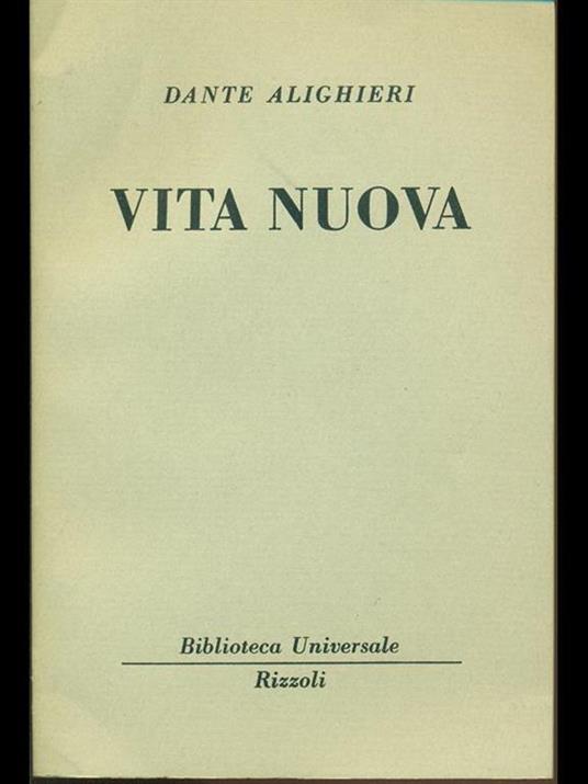 Vita nuova - Dante Alighieri - 4