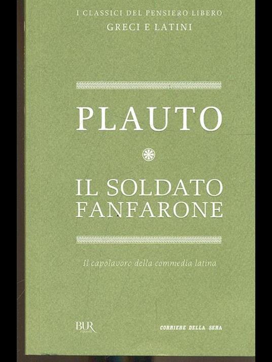 Il soldato fanfarone - T. Maccio Plauto - 2