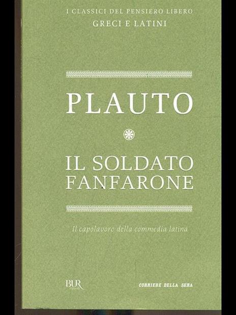 Il soldato fanfarone - T. Maccio Plauto - 7