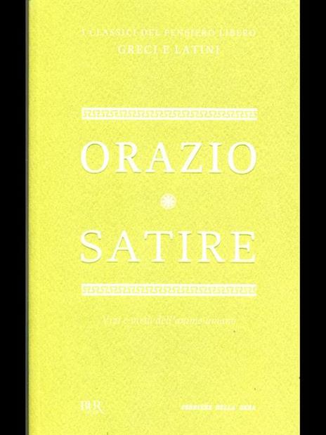 Satire - Q. Flacco Orazio - 10